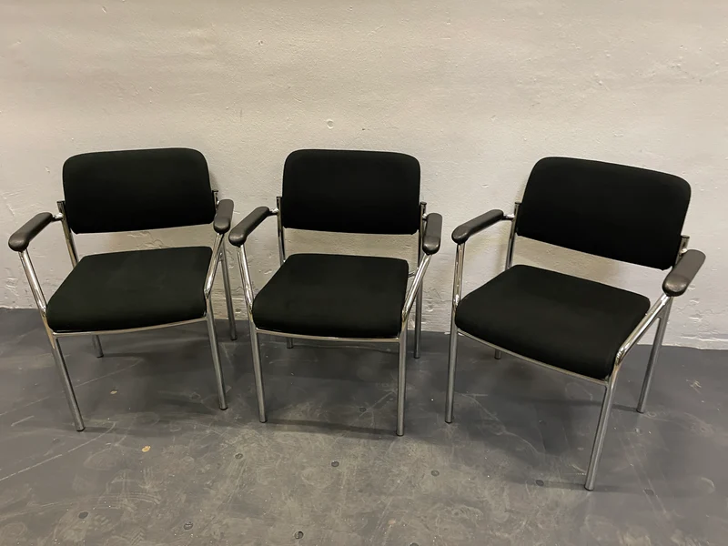 Malscher Sitzmöbel Konferenzstuhl Schwarz