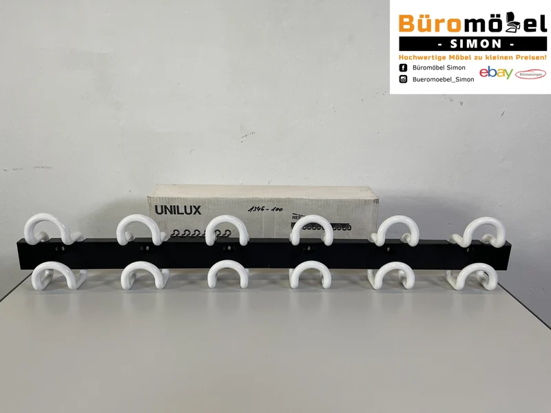 UNiLUX Wandgarderobe Wandhalter Doppelhacken OVP