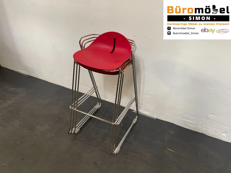 Stehhocker Barhocker Rot