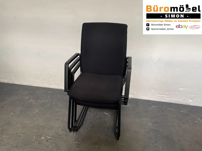 Dauphin Konferenzstuhl Schwarz