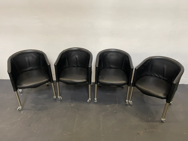 Flexform Konferenzstuhl Lederstuhl