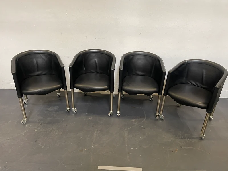 Flexform Konferenzstuhl Lederstuhl
