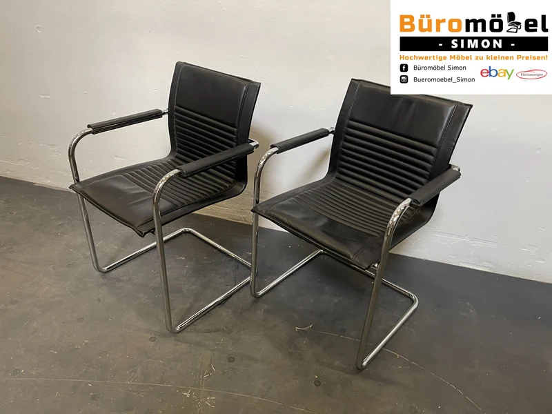 Walter Knoll Lederstuhl Konferenzstuhl