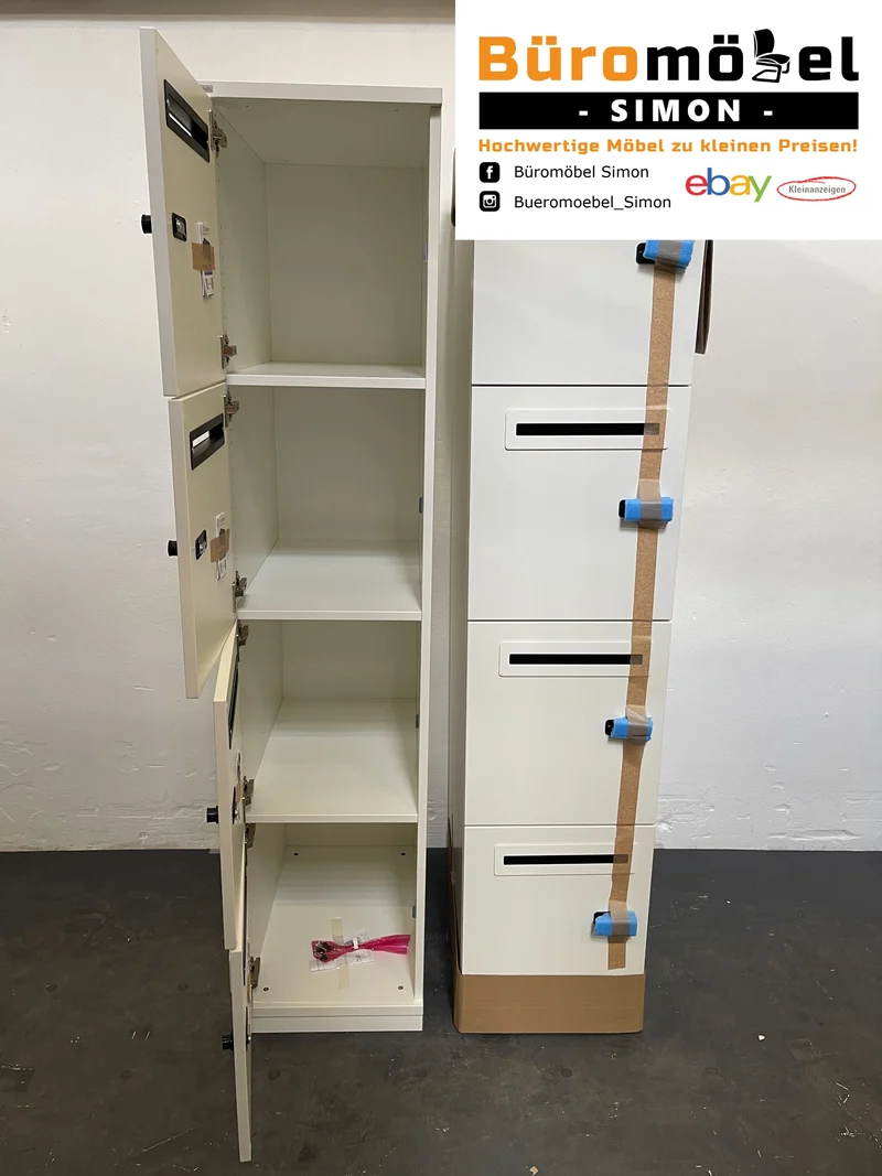 Sedus Schließfachschrank Weiß