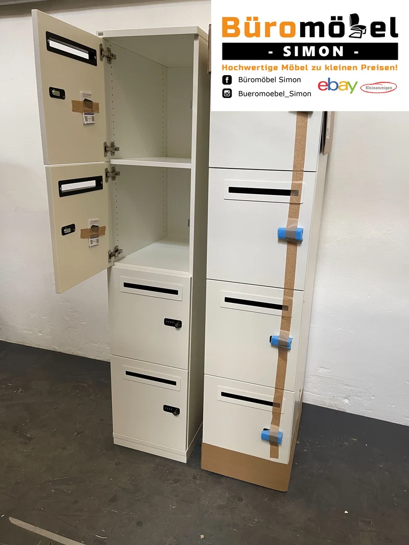 Sedus Schließfachschrank Weiß
