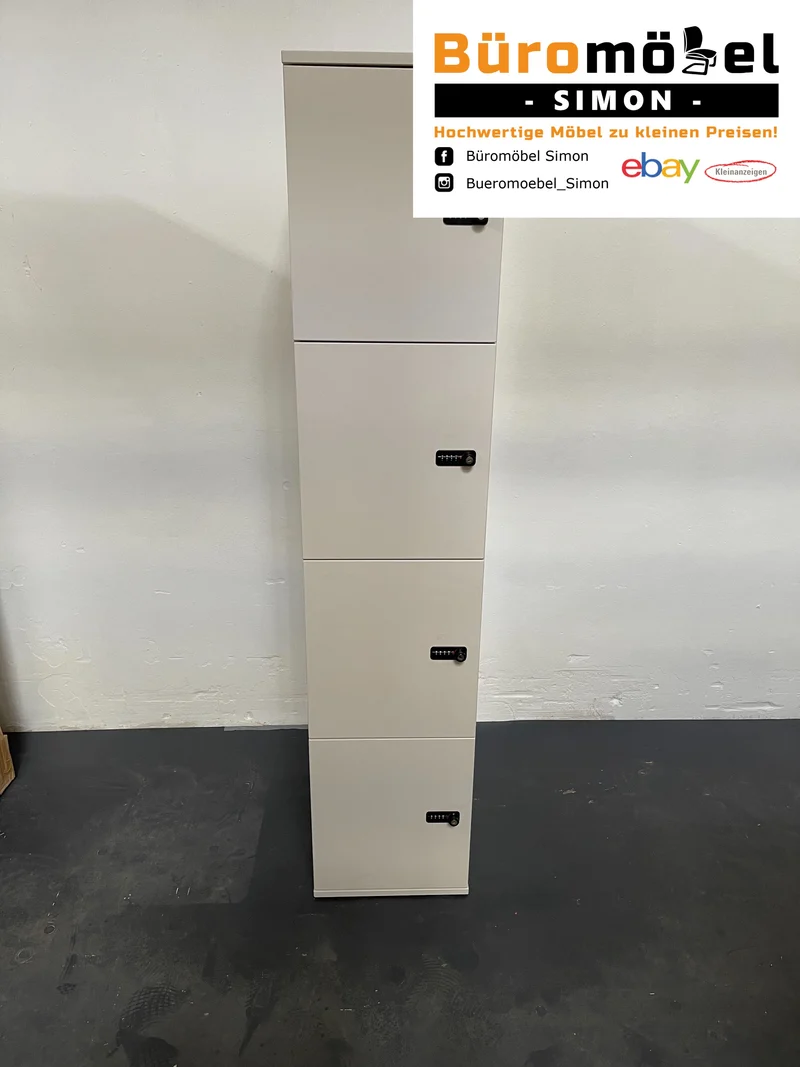 Haworth Schließfachschrank Weiß