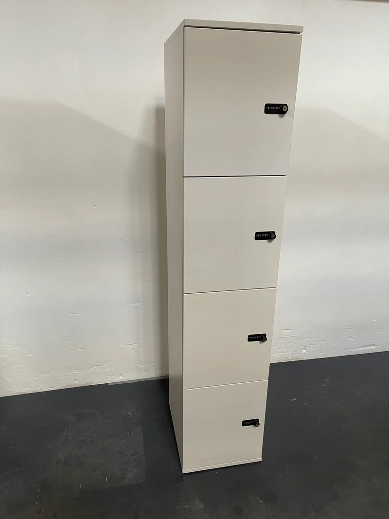 Haworth Schließfachschrank Weiß