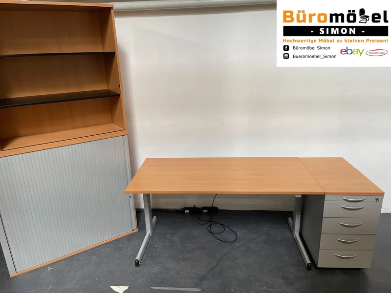 Steelcase Sideboard Buche 6OH