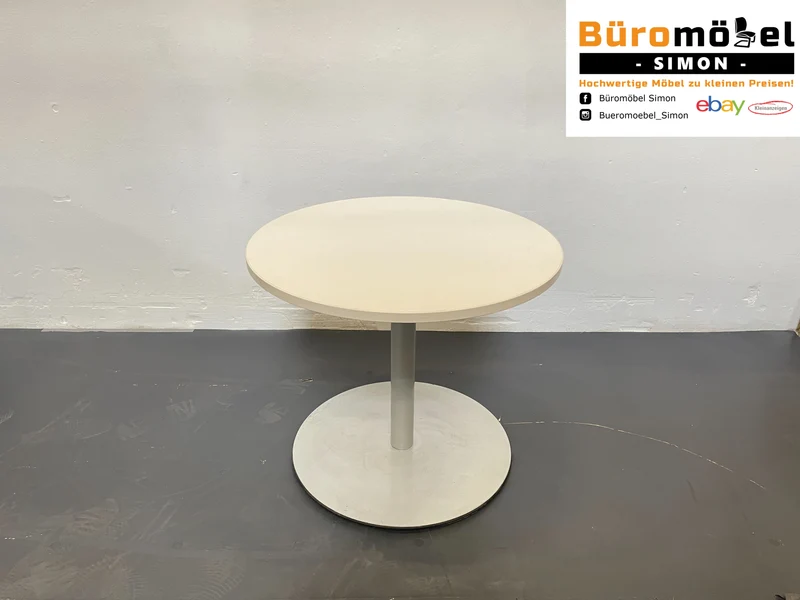 Steelcase runder Konferenztisch Weiß