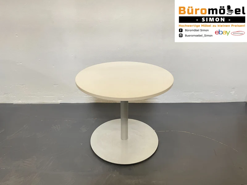 Steelcase runder Konferenztisch Weiß