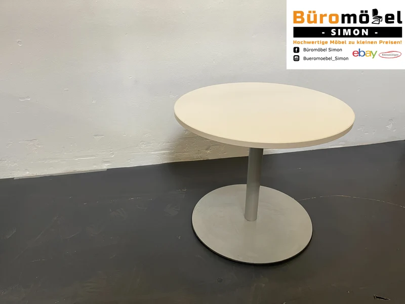 Steelcase runder Konferenztisch Weiß