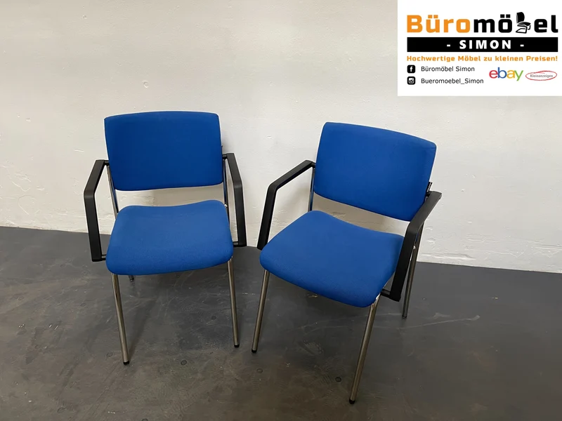Dauphin Konferenzstuhl Blau