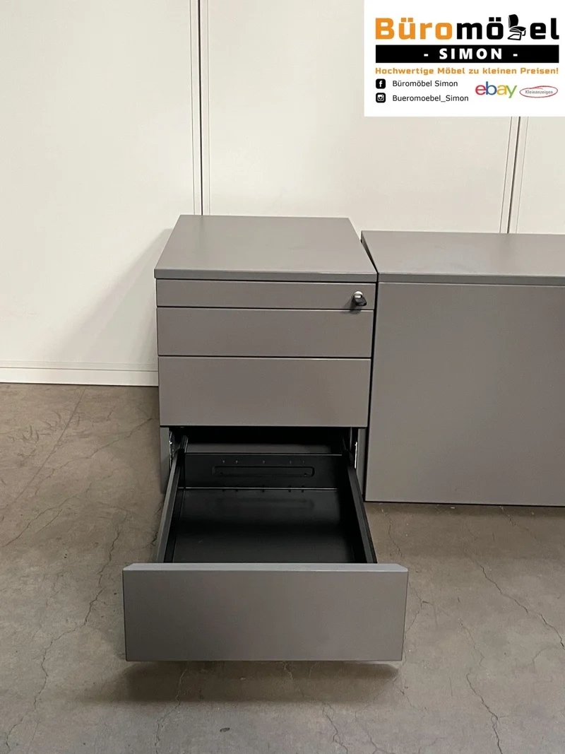 VS Rollcontainer Anthrazit ohne Griff
