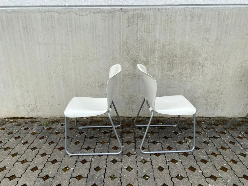 Steelcase Kantinenstuhl Weiß
