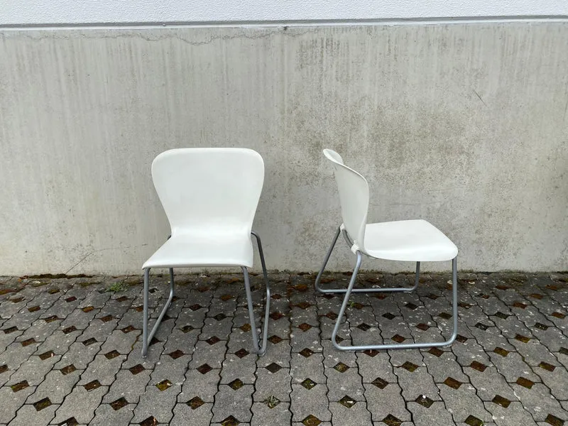 Steelcase Kantinenstuhl Weiß