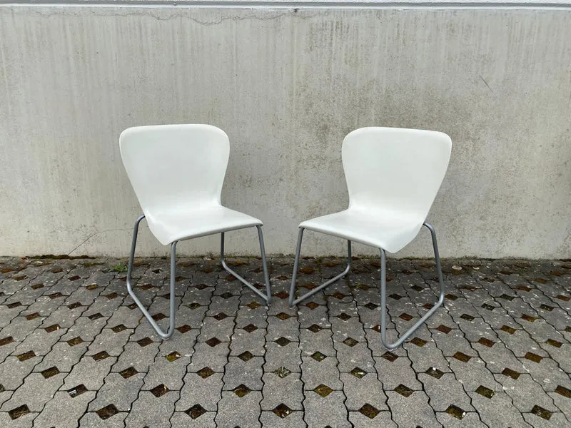 Steelcase Kantinenstuhl Weiß