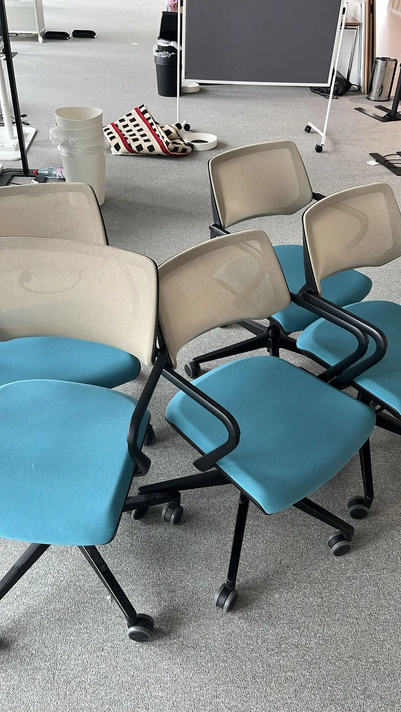 Steelcase Konferenzstuhl Blau/Grau