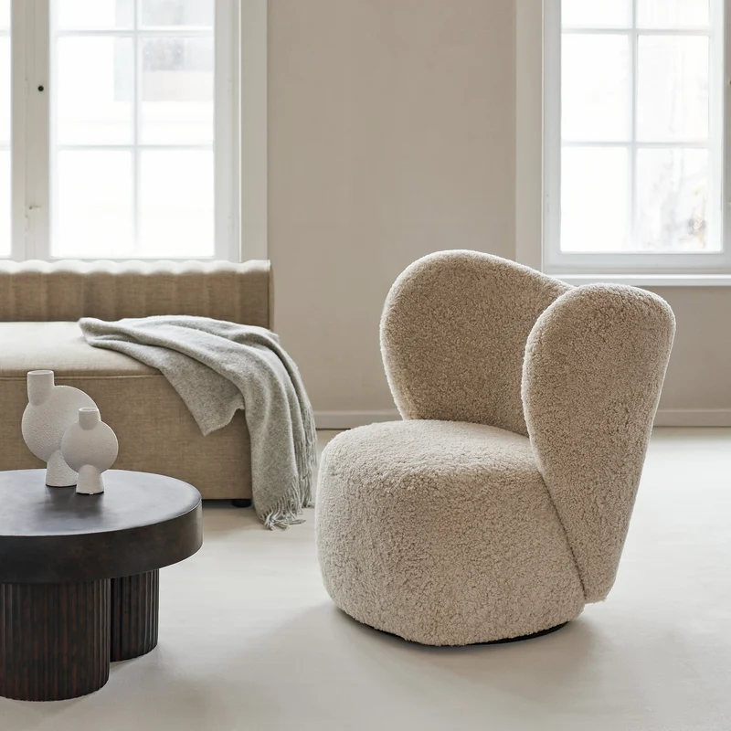 Little Big Swivel Chair, Sheepskin