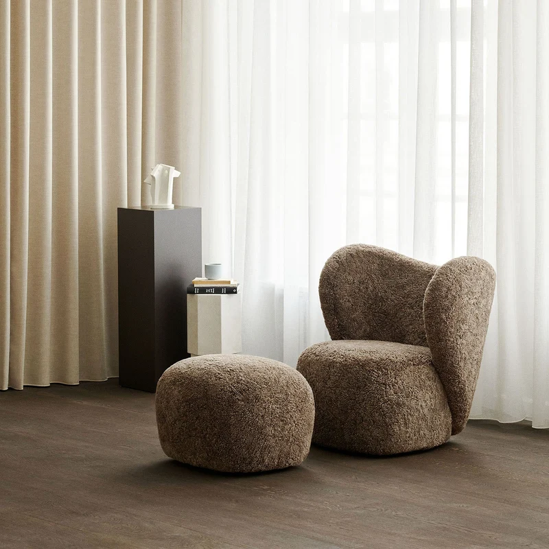 Little Big Swivel Chair, Sheepskin
