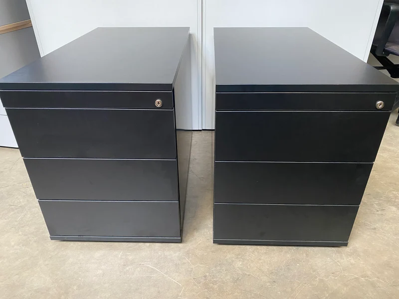 Dobergo Rollcontainer Schwarz