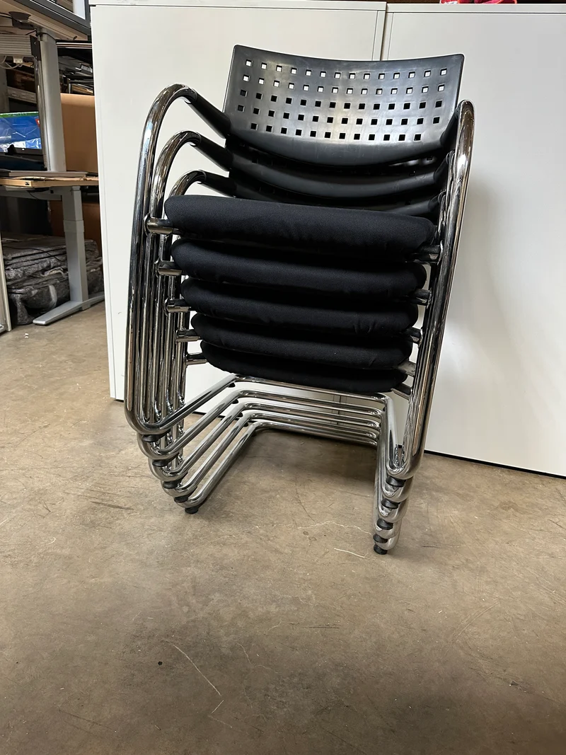 Vitra Visavis Konferenzstuhl Schwarz