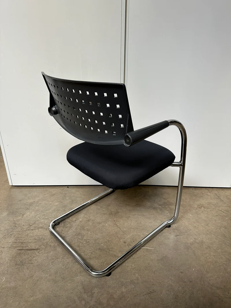 Vitra Visavis Konferenzstuhl Schwarz