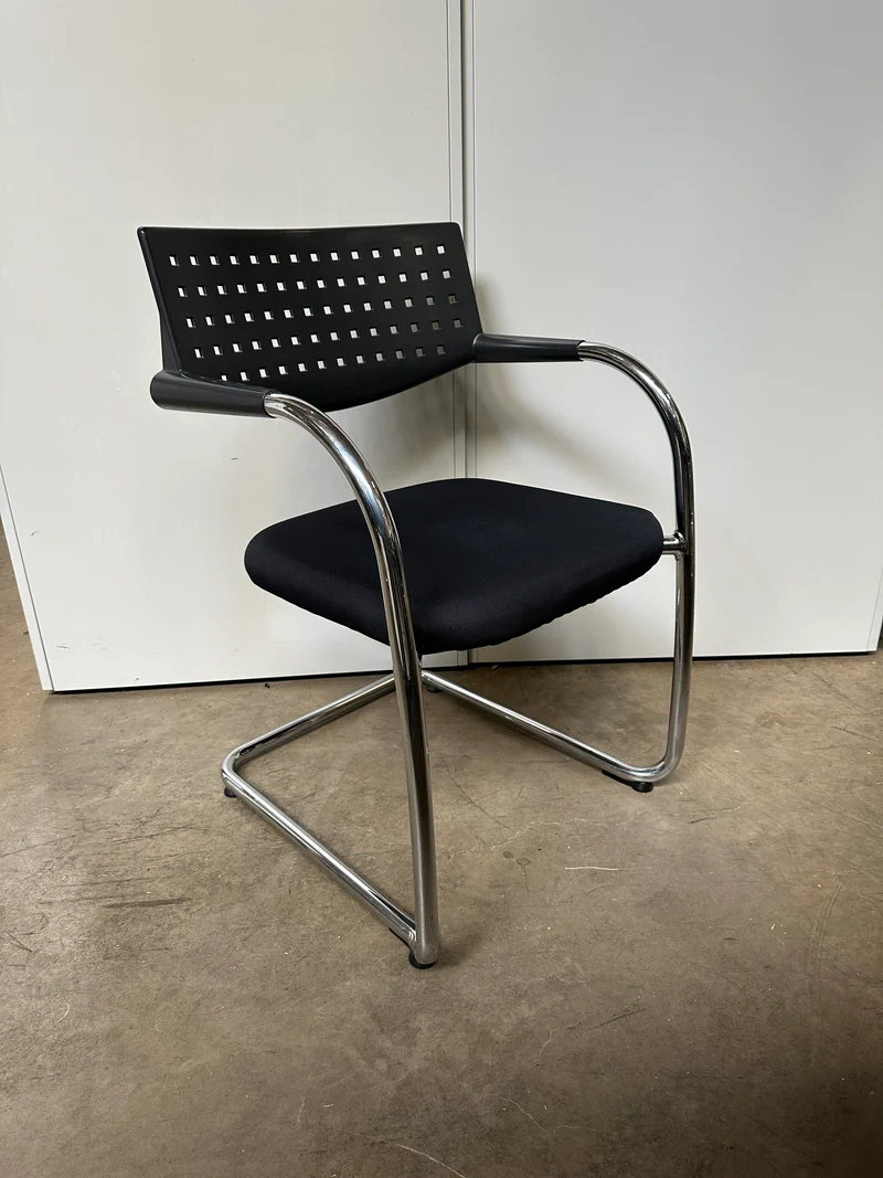 Vitra Visavis Konferenzstuhl Schwarz