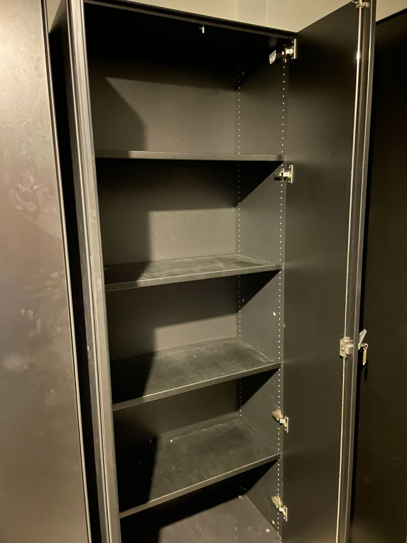 5OH Wandschrank Schwarz/Grau
