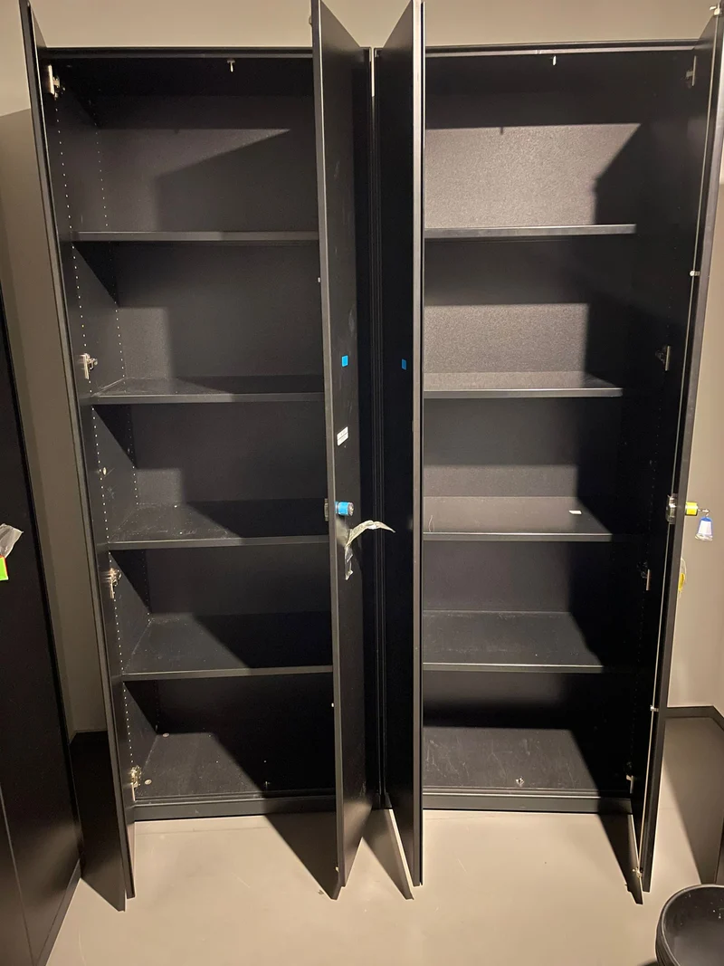 5OH Wandschrank Schwarz/Grau