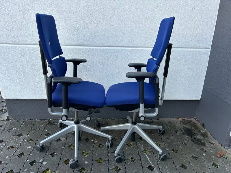 Steelcase Please V2 Bürodrehstuhl blau