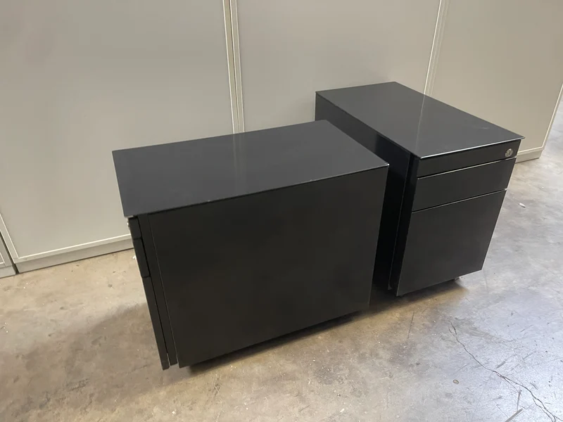 König & Neurath Rollcontainer Schwarz