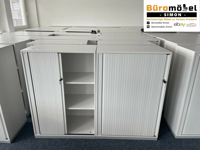 Steelcase Aktenschrank 3/4 OH Weiß