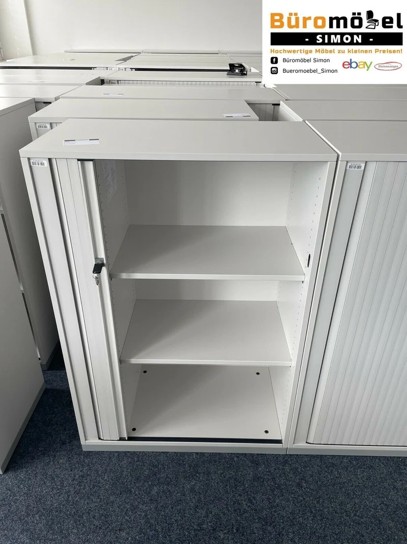 Steelcase Aktenschrank 3/4 OH Weiß
