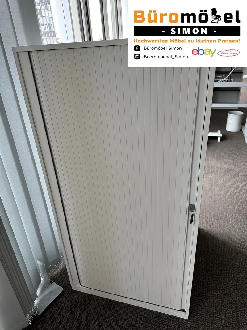 Steelcase Aktenschrank 3/4 OH Weiß