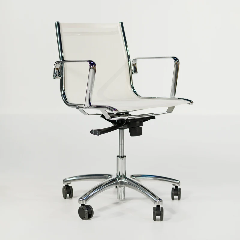Light, Mesh Shell, Medium Back Armchair
